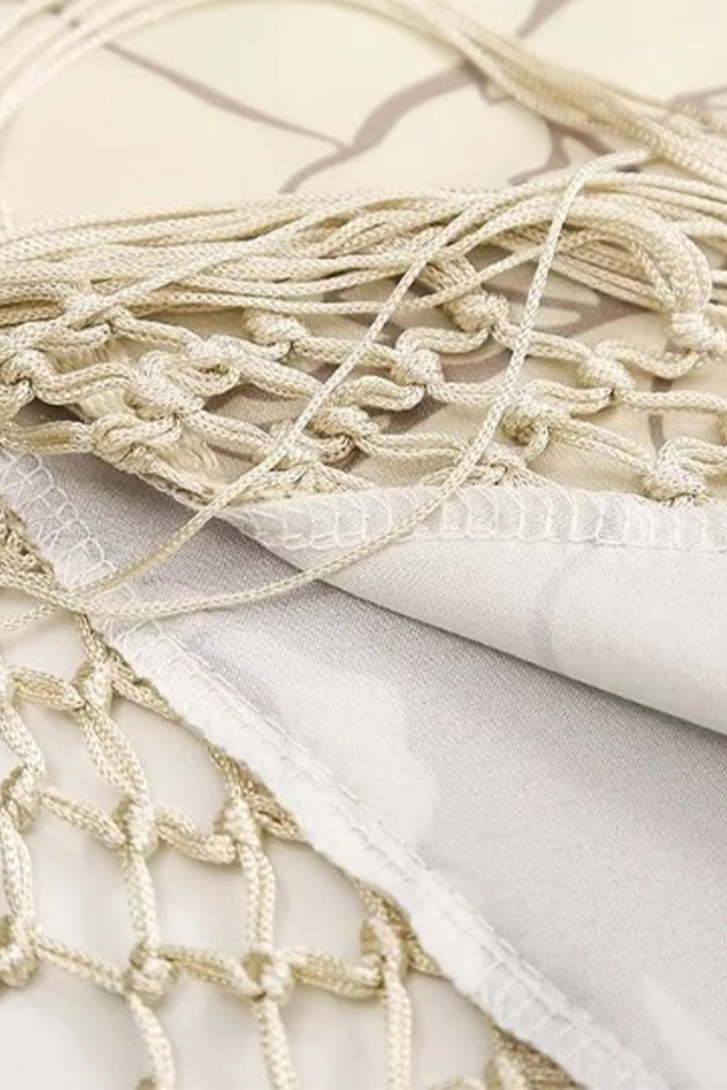 LP | Abiti asimmetrici con scollo a V e pompon a forma di cuore