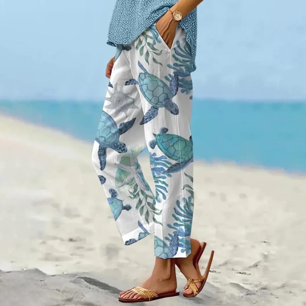 LP | Pantaloni blu con tasca laterale
