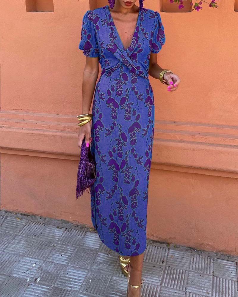 LP | Abito con vivace stampa floreale