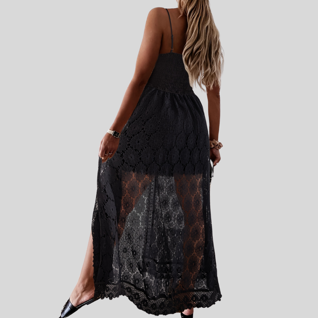 LP | Elegante tuta fluida con scollo a V