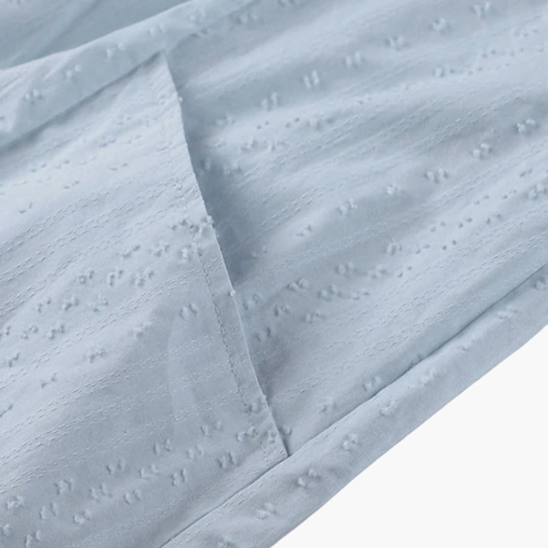LP | Abito camicia estivo da donna con colletto a cravatta e tasche laterali