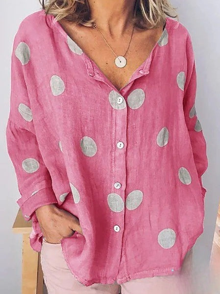 LP | Camicia a maniche lunghe con scollo a V