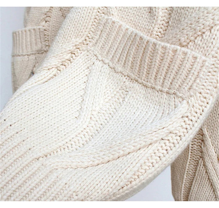 LP Maglia ricamata a mano da donna allentata corta