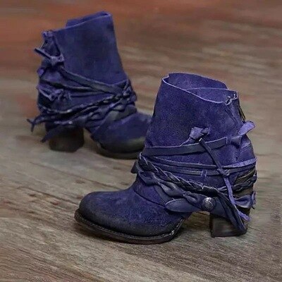 LP | Stivali rustici a portafoglio boho