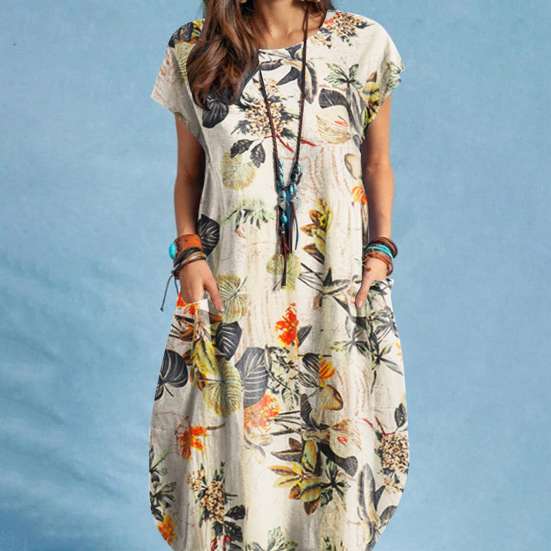 LP | Abito casual con motivo floreale | Midi