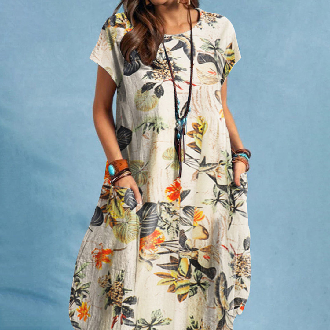 LP | Abito casual con motivo floreale | Midi
