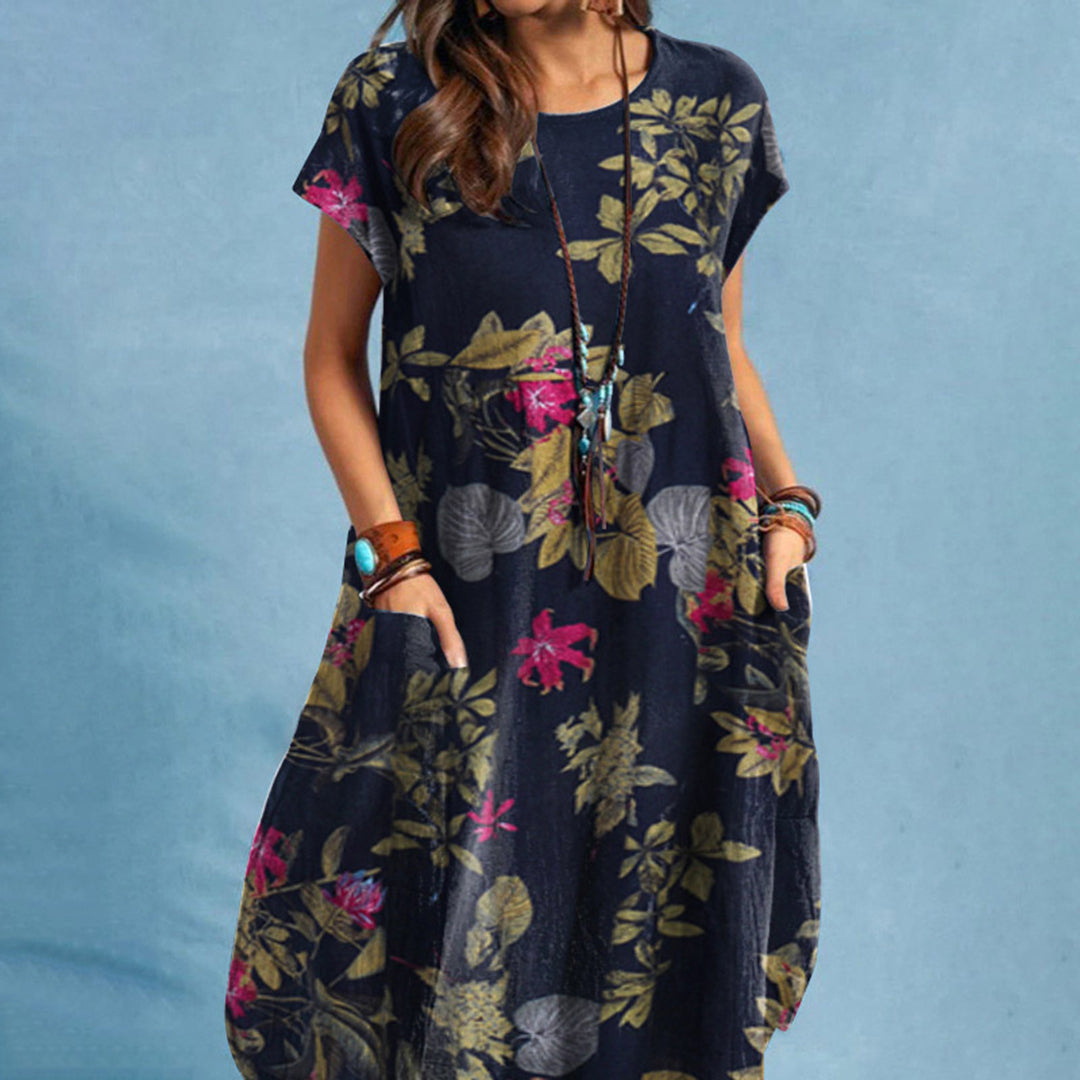LP | Abito casual con motivo floreale | Midi