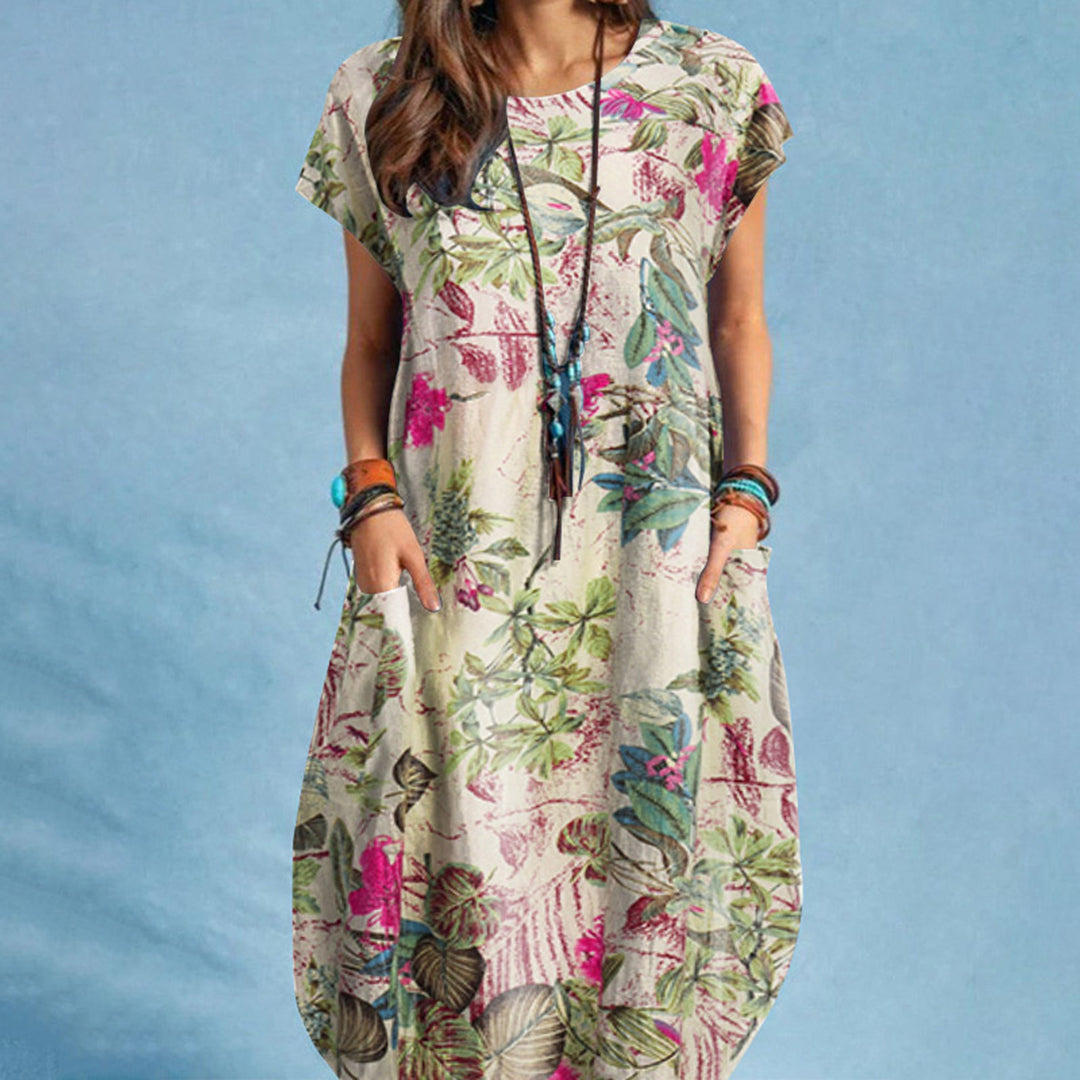 LP | Abito casual con motivo floreale | Midi