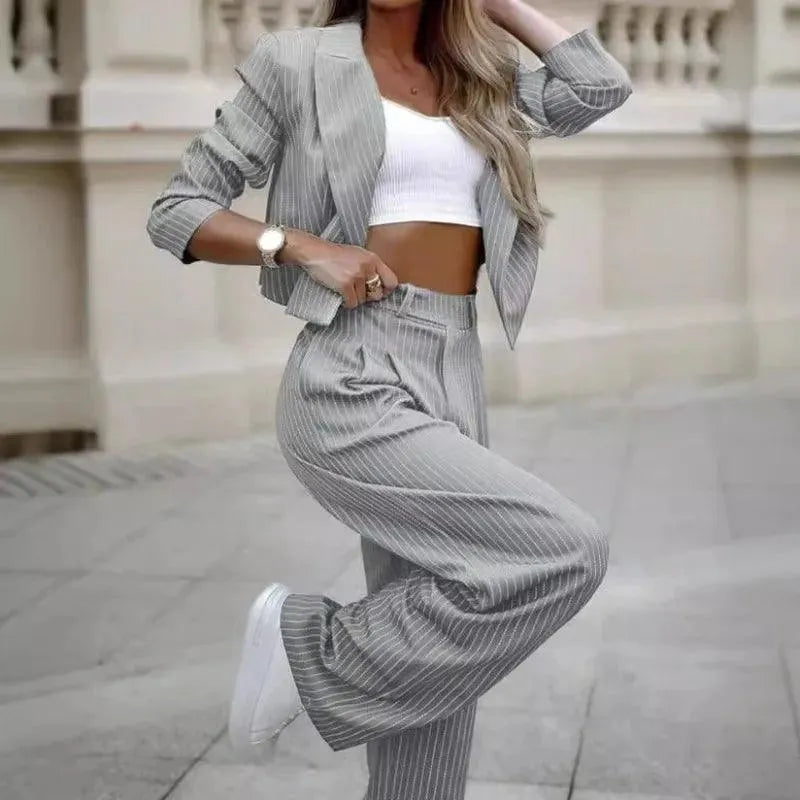LP | Blazer da donna alla moda con pantaloni coordinati