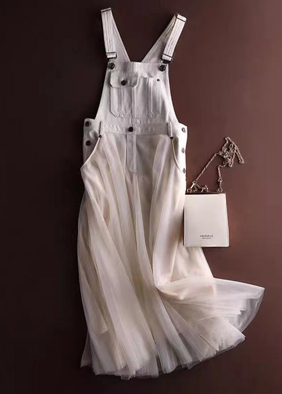 LP | Gonna sospesa da donna - Taglio ad A - Top strutturato - Gonna in tulle a più strati - Lunghezza midi