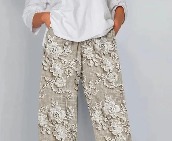 LP | Pantaloni elasticizzati chic con coulisse in vita