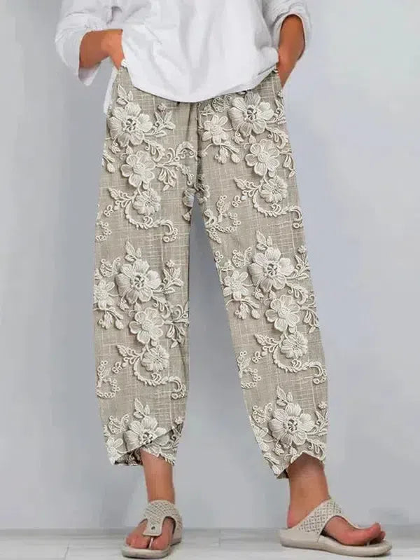 LP | Pantaloni elasticizzati chic con coulisse in vita