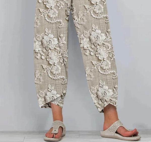 LP | Pantaloni elasticizzati chic con coulisse in vita