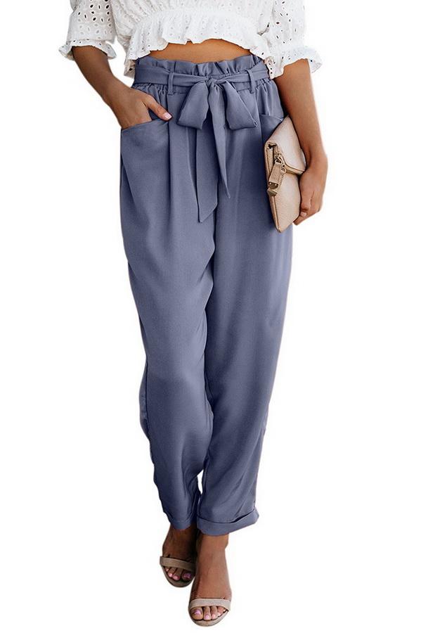 LP | Pantaloni casual a vita alta