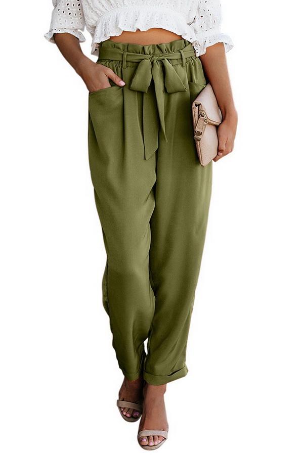 LP | Pantaloni casual a vita alta