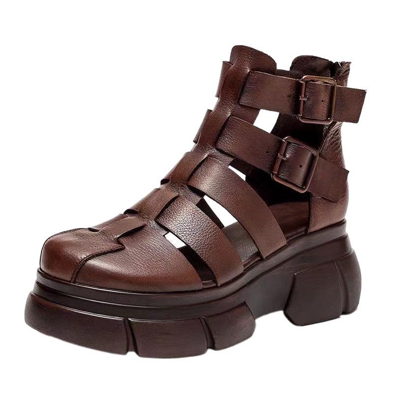 LP | Sandali gladiatori grossi con cinturini multipli