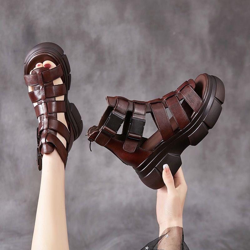 LP | Sandali gladiatori grossi con cinturini multipli