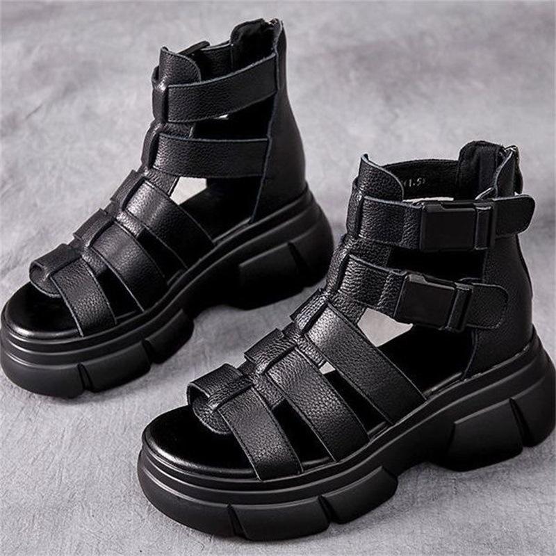 LP | Sandali gladiatori grossi con cinturini multipli