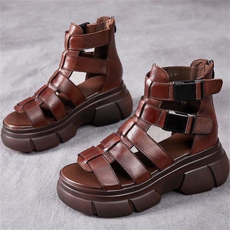 LP | Sandali gladiatori grossi con cinturini multipli