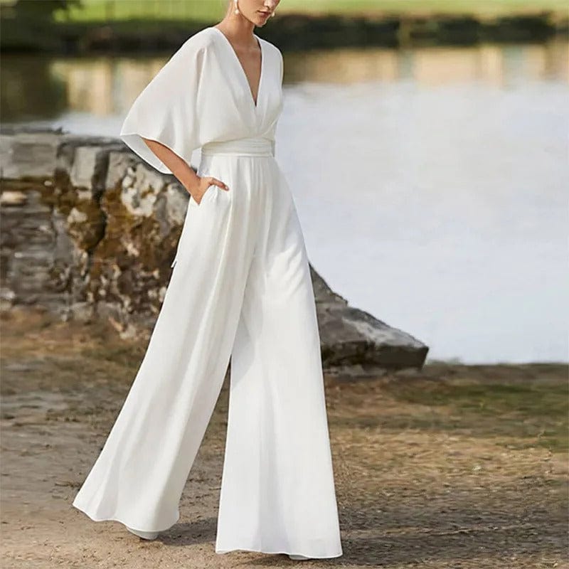 LP | KAREN- Tuta elegante con scollo a V