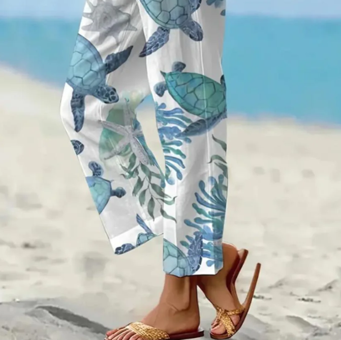 LP | Pantaloni blu con tasca laterale