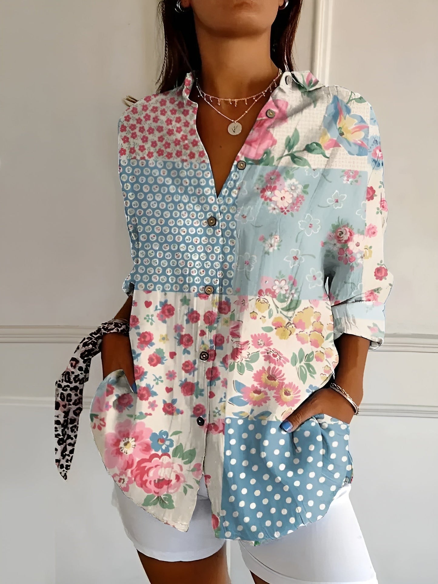 LP | Camicetta da donna Camicia a maniche lunghe button-down