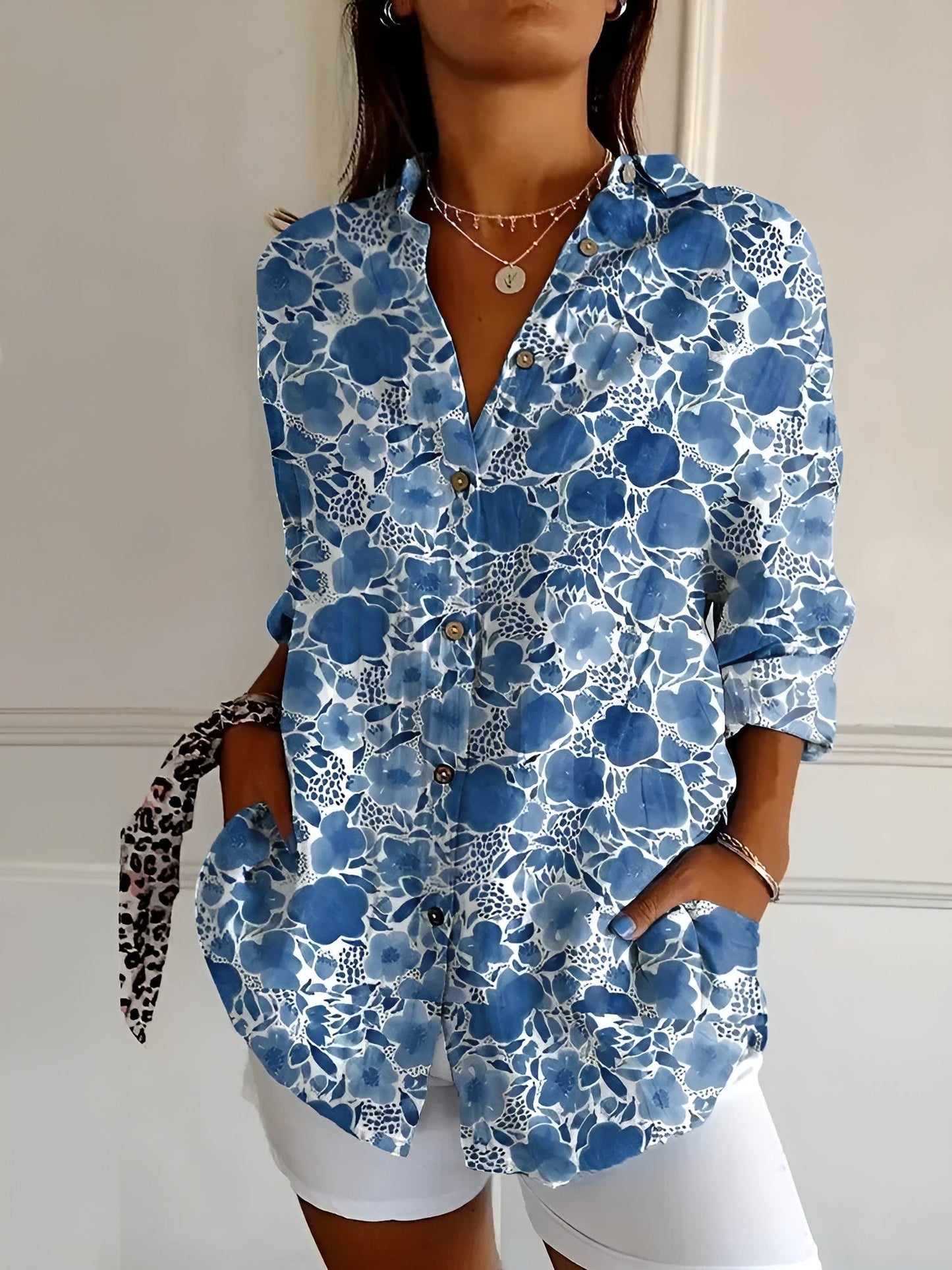 LP | Camicetta da donna Camicia a maniche lunghe button-down