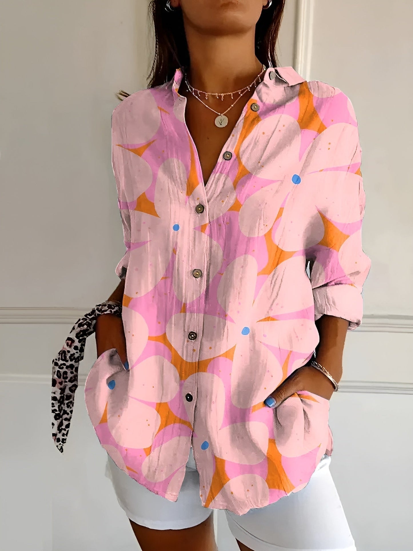 LP | Camicetta da donna Camicia a maniche lunghe button-down