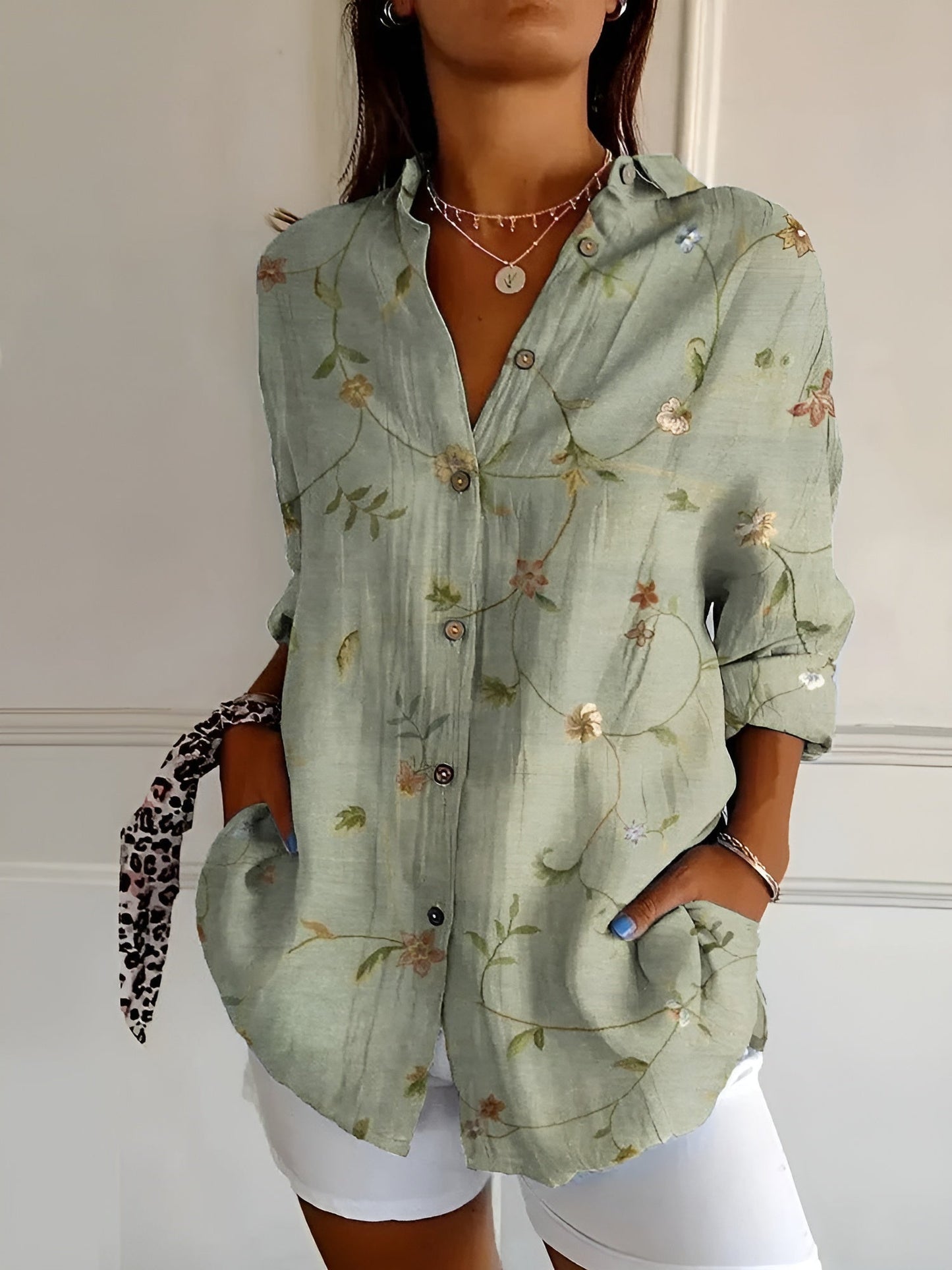 LP | Camicetta da donna Camicia a maniche lunghe button-down