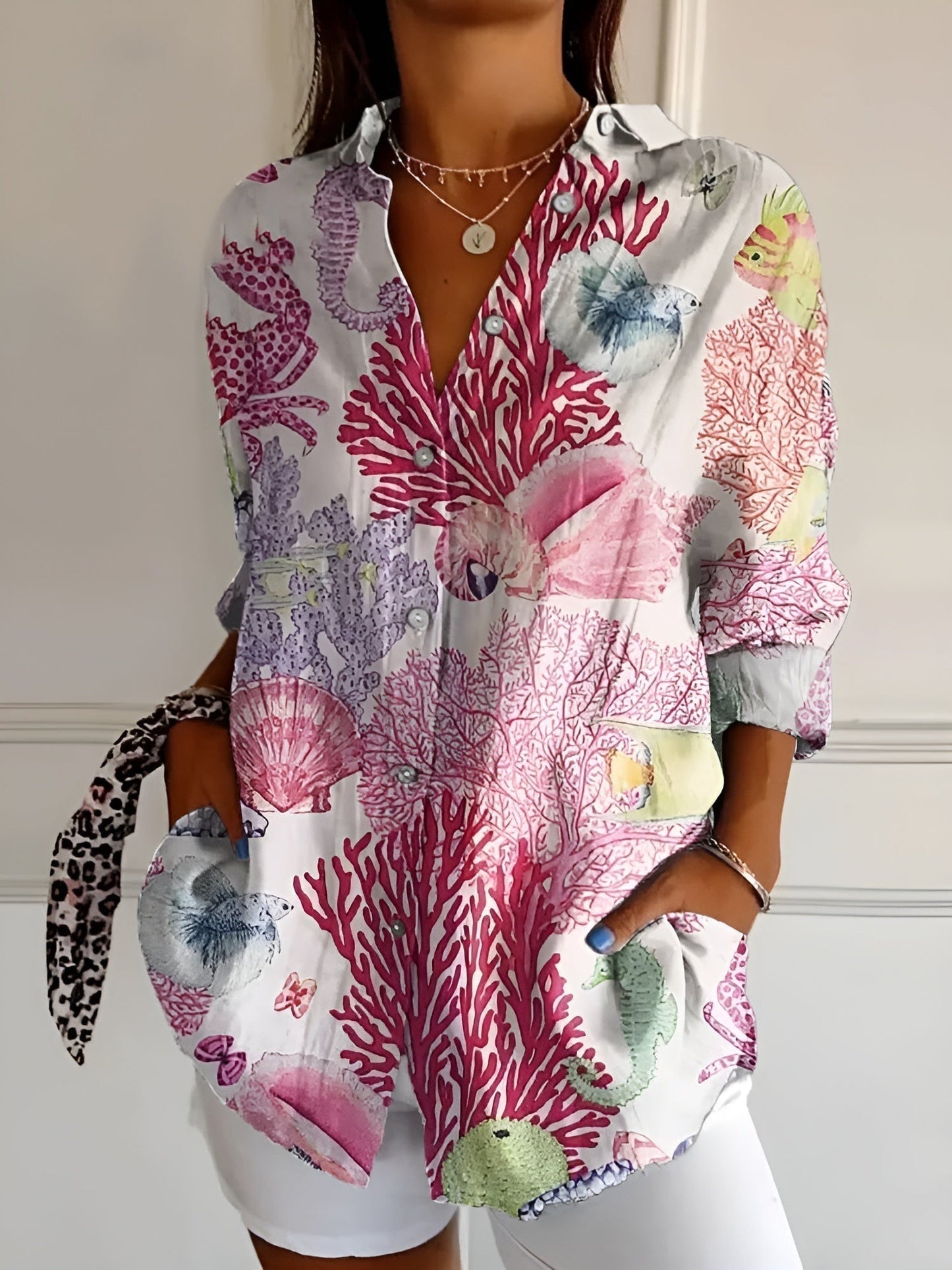 LP | Camicetta da donna Camicia a maniche lunghe button-down