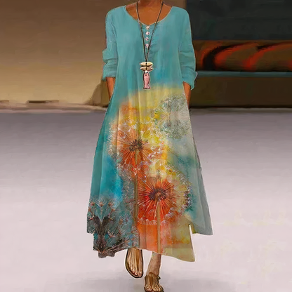 LP | Elegante abito estivo in cotone per donna