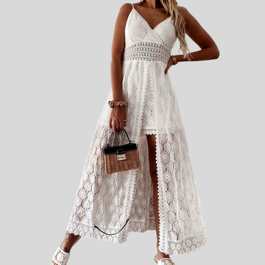 LP | Elegante tuta fluida con scollo a V