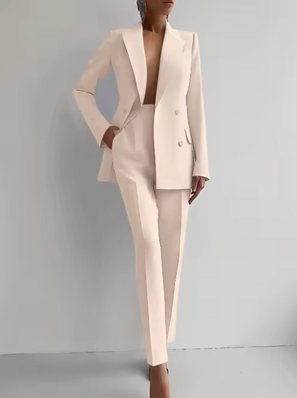 LP | Blazer e pantaloni a pieghe come set