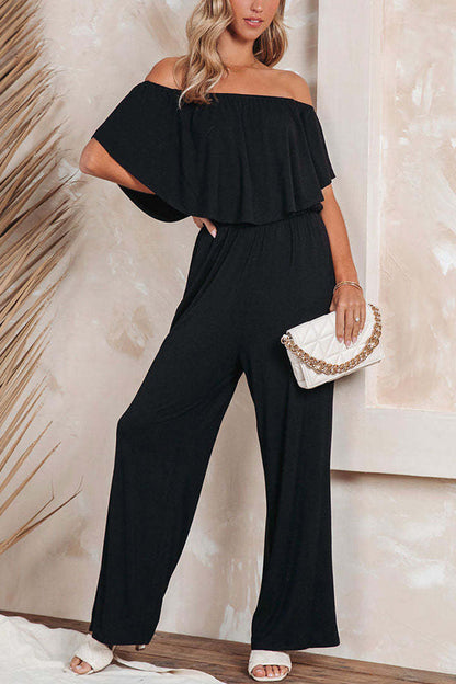 LP | Tuta monospalla moda off-the-shoulder