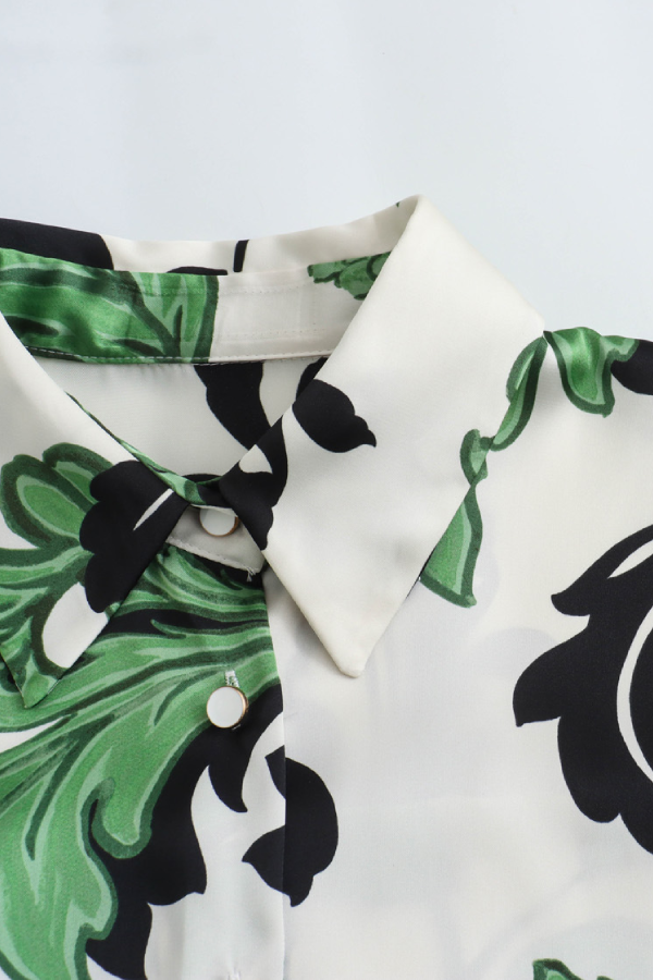 LP | Abito a maniche lunghe con cintura in vita in stile camicia