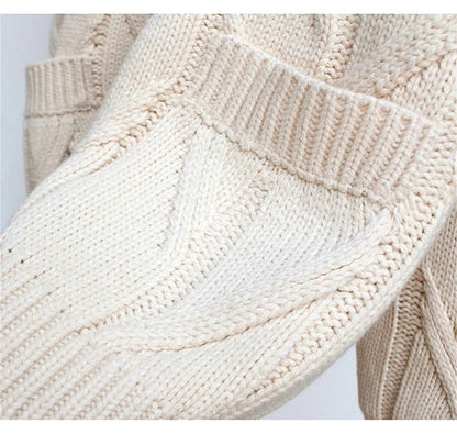 LP Maglia ricamata a mano da donna allentata corta