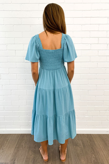 LP | Abito midi femminile senza spalline