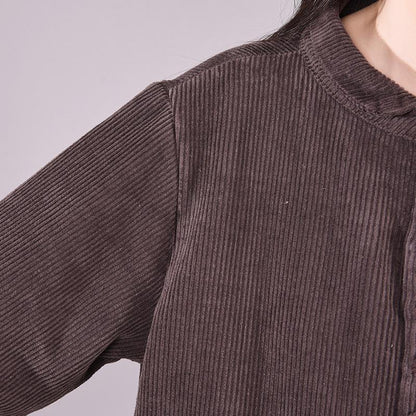 LP | Vestito di velluto a coste caldo e spesso di tendenza in primavera