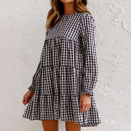 LP | Mini abito smock in percalle vb52