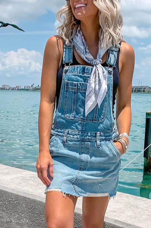 LP | Abito tuta in denim con fibbia regolabile