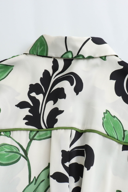 LP | Abito a maniche lunghe con cintura in vita in stile camicia