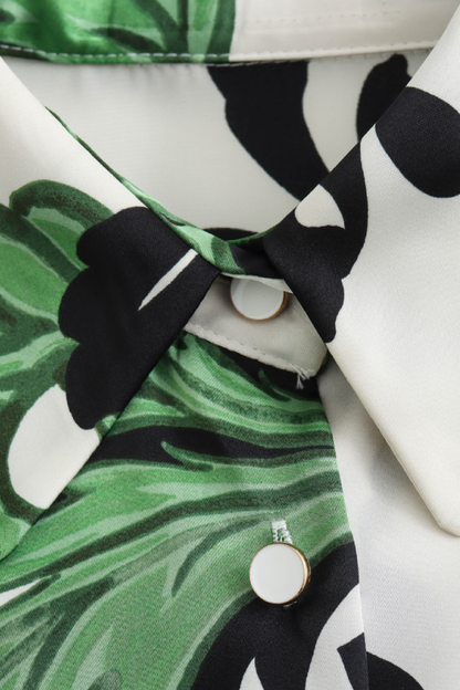 LP | Abito a maniche lunghe con cintura in vita in stile camicia