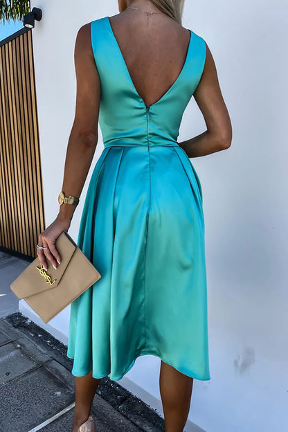 LP | Hold You In My Memory Vestito midi in raso