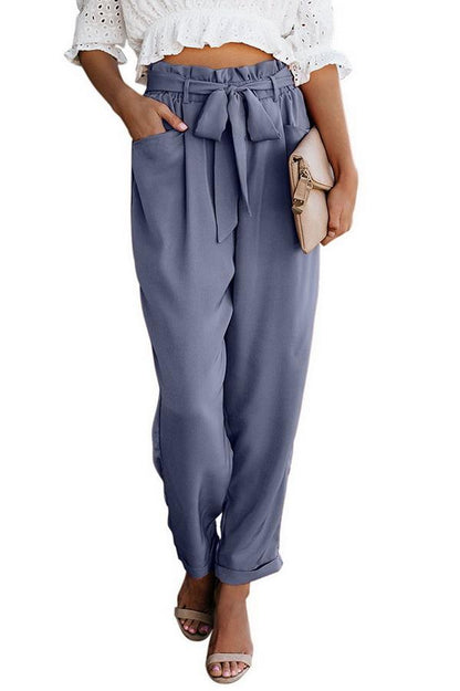 LP | Pantaloni casual a vita alta