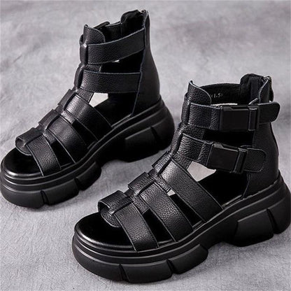 LP | Sandali gladiatori grossi con cinturini multipli