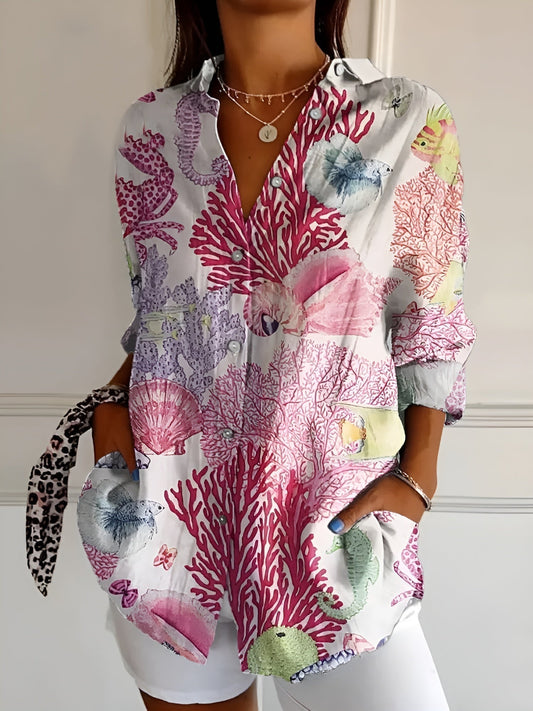 LP | Camicetta da donna Camicia a maniche lunghe button-down