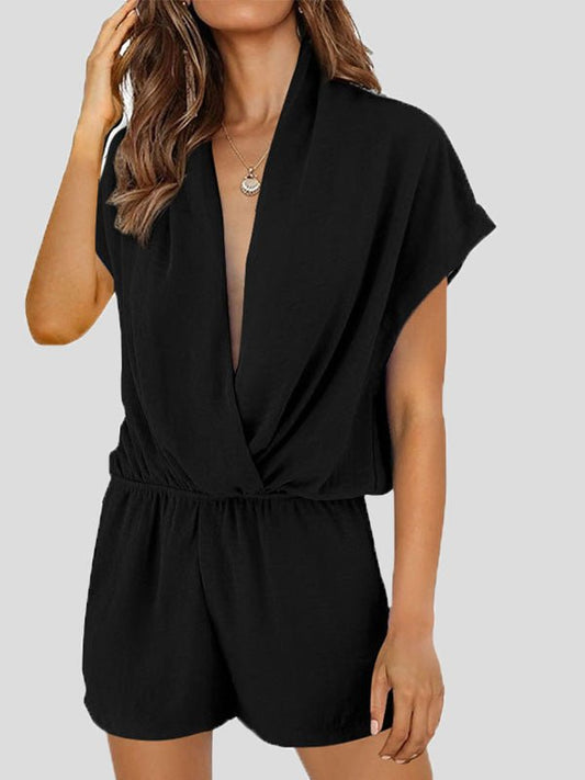 LP | Tuta casual con scollo a V e tasche incrociate